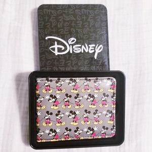 Disney's Mickey Mouse Bifold Wallet with Metal Tin
